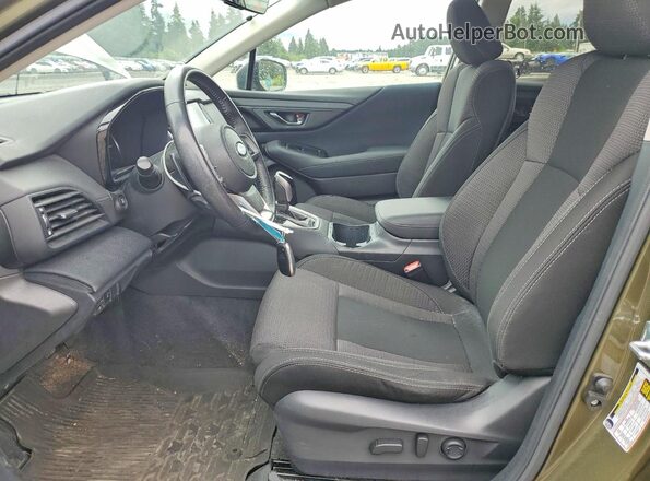 4S4BTADC2M3206298 2021 SUBARU OUTBACK Green Front interior view