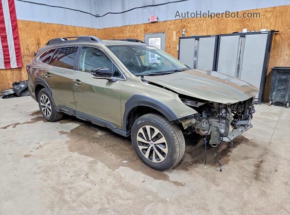 4S4BTADC2S3131650 2025 SUBARU OUTBACK Зеленый Передняя правая четверть