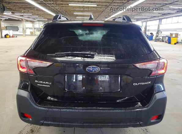 4S4BTADC2S3287350 2025 SUBARU OUTBACK Black Vista trasera
