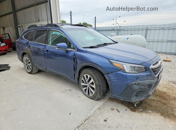 4S4BTADC3M3131370 2021 SUBARU OUTBACK Blue Delantero derecho