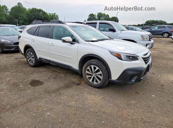 4S4BTADC4M3136688 2021 SUBARU OUTBACK White Delantero derecho
