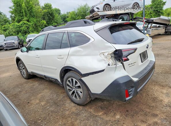 4S4BTADC4M3136688 2021 SUBARU OUTBACK White Trasero izquierdo