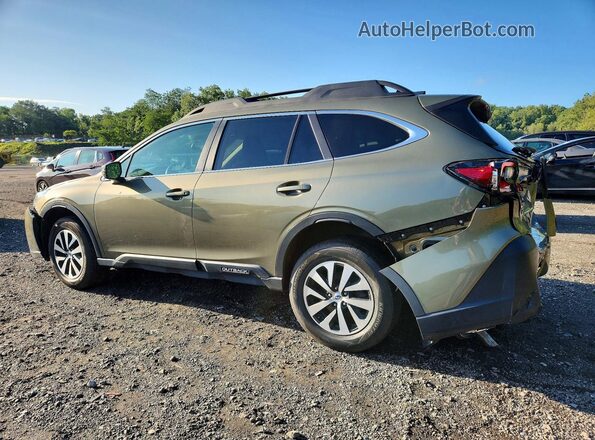 4S4BTADC4N3101165 2022 SUBARU OUTBACK Green Задня ліва чверть