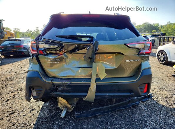4S4BTADC4N3101165 2022 SUBARU OUTBACK Green Вид ззаду