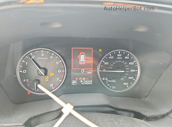 4S4BTADC4P3145671 2023 SUBARU OUTBACK Blue ხელსაწყოთა პანელის ხედი