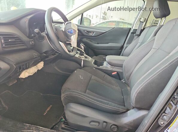 4S4BTADC4S3243527 2025 SUBARU OUTBACK Черный Вид салона спереди