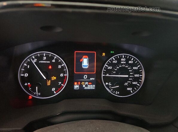 4S4BTADC4S3243527 2025 SUBARU OUTBACK Черный Вид щитка приборов