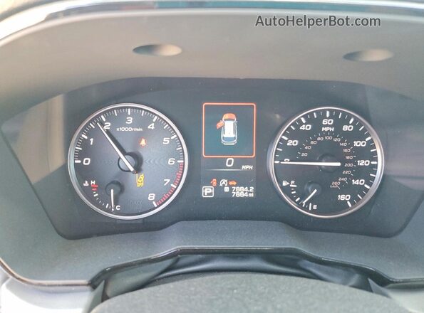 4S4BTADC4S3306545 2025 SUBARU OUTBACK White Вид щитка приладів