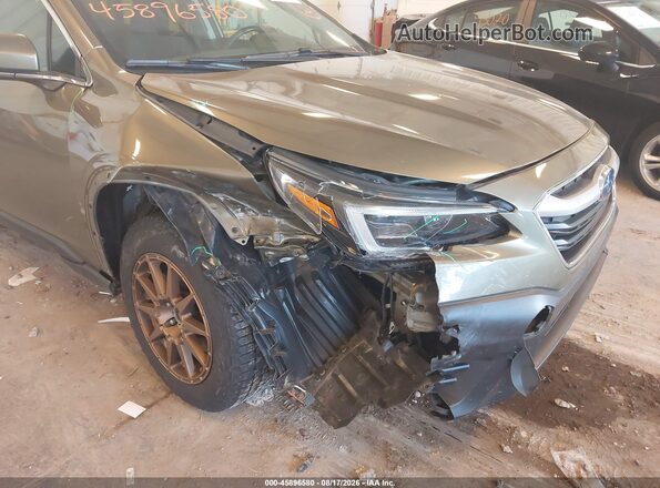 4S4BTADC5M3139678 2021 SUBARU OUTBACK Зеленый Вид спереди