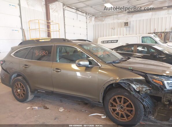 4S4BTADC5M3139678 2021 SUBARU OUTBACK Зеленый Вид задней части салона