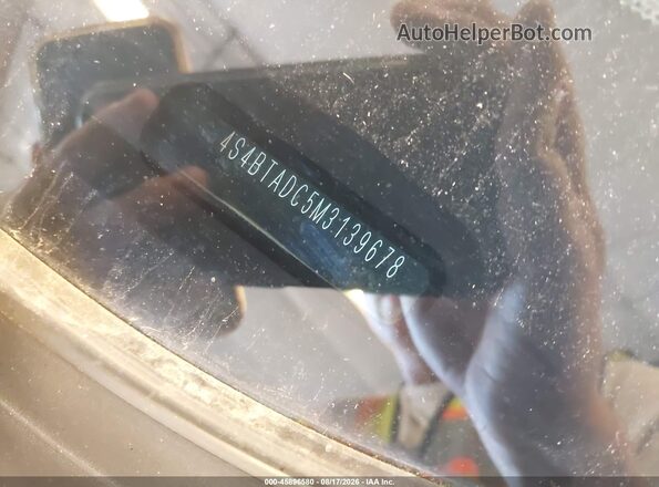 4S4BTADC5M3139678 2021 SUBARU OUTBACK Зеленый Вид подкапотного пространства