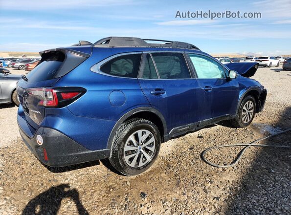 4S4BTADC5M3213309 2021 SUBARU OUTBACK Blue Trasero derecho