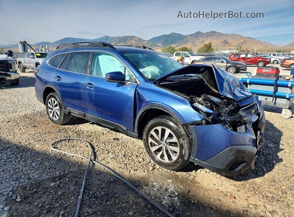 4S4BTADC5M3213309 2021 SUBARU OUTBACK Blue Delantero derecho