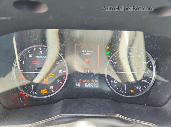 4S4BTADC5M3213309 2021 SUBARU OUTBACK Blue Vista del cuadro de instrumentos