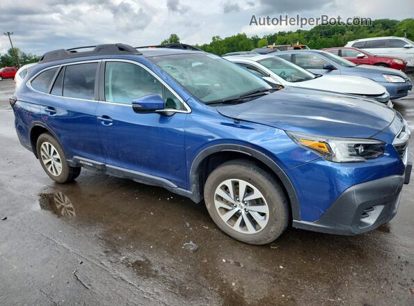 4S4BTADC5N3207317 2022 SUBARU OUTBACK Синий Передняя правая четверть