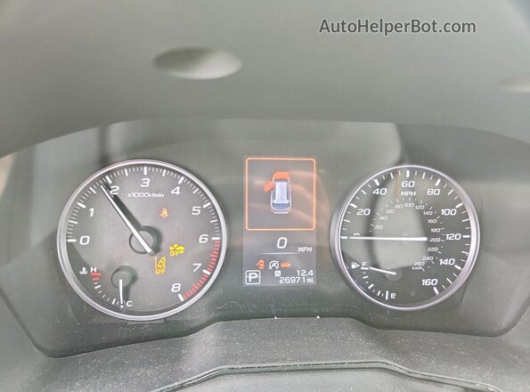 4S4BTADC5N3207317 2022 SUBARU OUTBACK Синий Вид щитка приборов