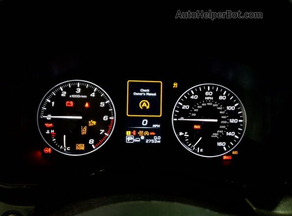 4S4BTADC5S3311446 2025 SUBARU OUTBACK White Instrument cluster view