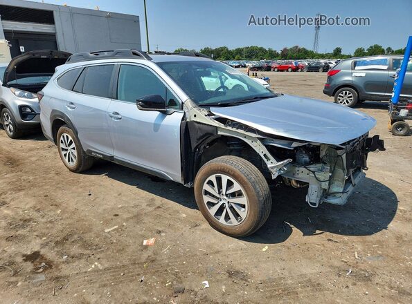 4S4BTADC6P3148233 2023 SUBARU OUTBACK Серебряный Передняя правая четверть
