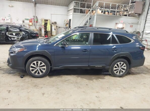 4S4BTADC6S3139007 2025 SUBARU OUTBACK Синий Панорамный вид салона 360°