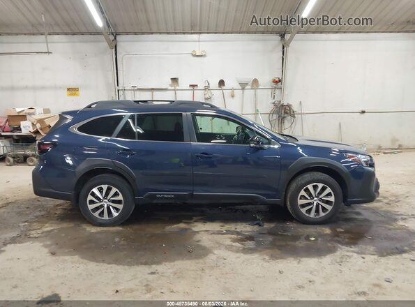 4S4BTADC6S3139007 2025 SUBARU OUTBACK Синий Вид задней части салона