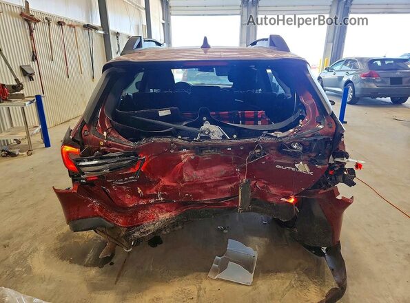 4S4BTADC7R3187285 2024 SUBARU OUTBACK Maroon უკანა ხედი