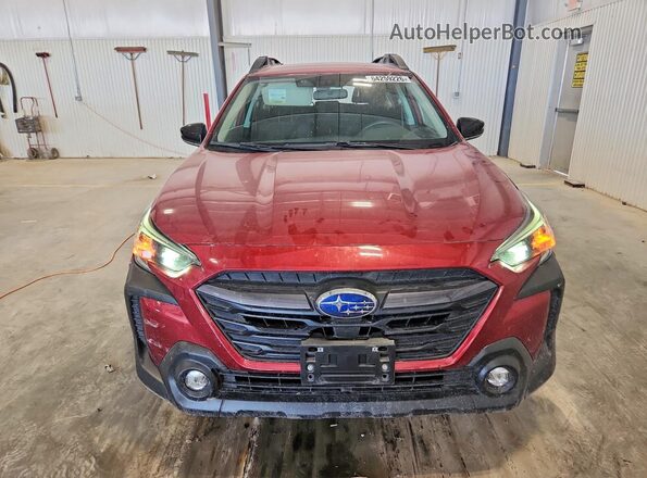 4S4BTADC7R3187285 2024 SUBARU OUTBACK Maroon წინა ხედი