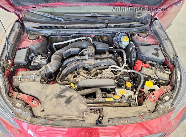 4S4BTADC7R3187285 2024 SUBARU OUTBACK Maroon ძრავის განყოფილების ხედი