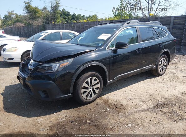4S4BTADC8N3102089 2022 SUBARU OUTBACK Black Передня ліва чверть