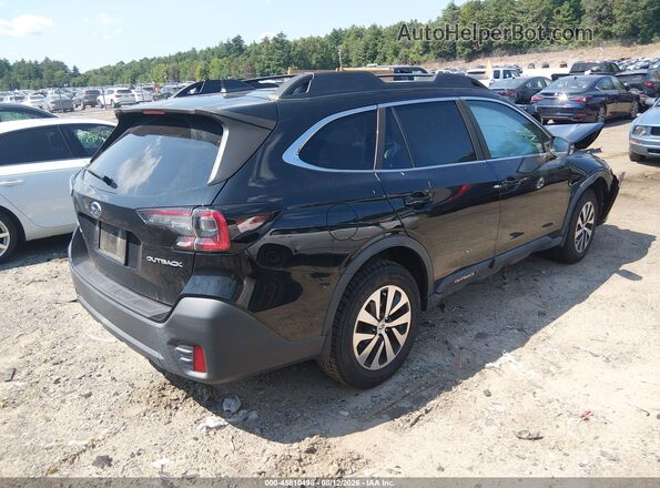 4S4BTADC8N3102089 2022 SUBARU OUTBACK Black Задня права чверть