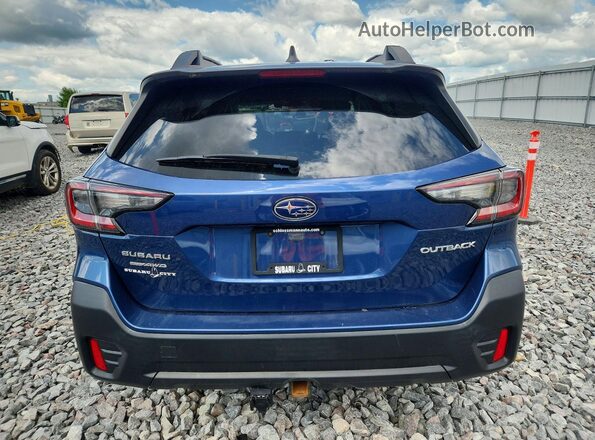 4S4BTADC8N3275983 2022 SUBARU OUTBACK Blue Rear view