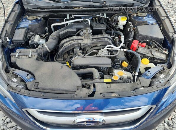 4S4BTADC8N3275983 2022 SUBARU OUTBACK Blue Engine compartment view