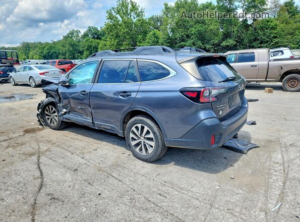 4S4BTADC9M3189659 2021 SUBARU OUTBACK Gray Trasero izquierdo