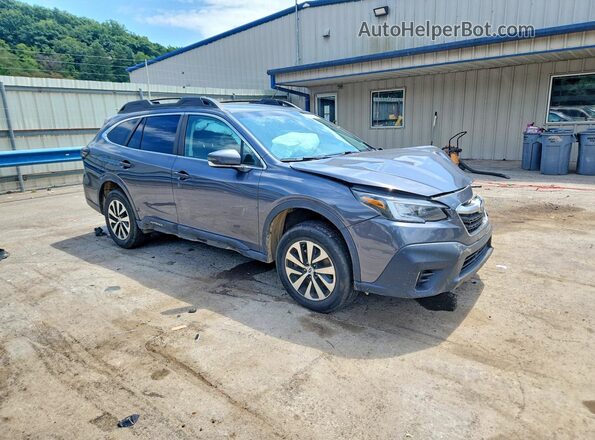 4S4BTADC9M3189659 2021 SUBARU OUTBACK Gray Delantero derecho