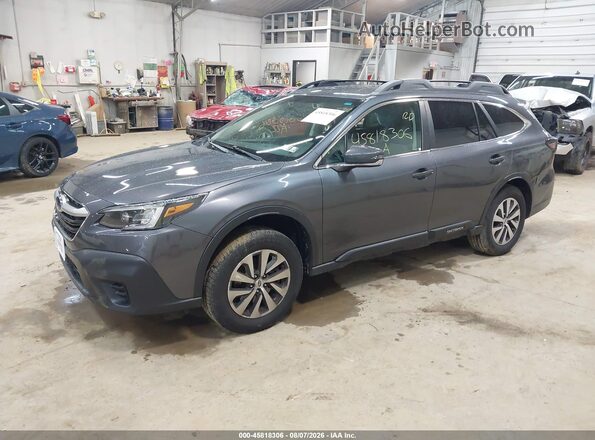 4S4BTADC9N3159336 2022 SUBARU OUTBACK Серый Передняя левая четверть
