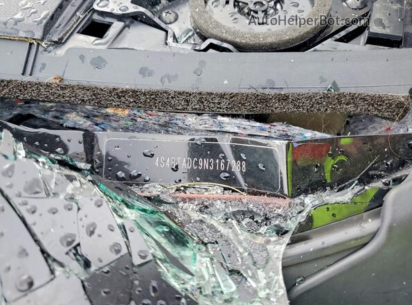 4S4BTADC9N3167288 2022 SUBARU OUTBACK Black VIN sticker view