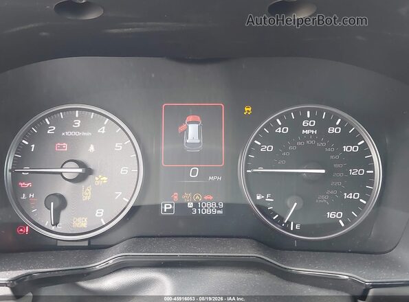 4S4BTADC9R3216706 2024 SUBARU OUTBACK Black Widok tylnych siedzeń