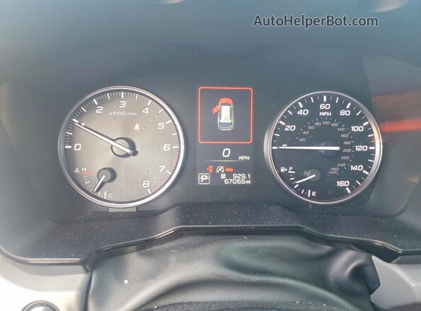 4S4BTADCXP3170798 2023 SUBARU OUTBACK Silver ხელსაწყოთა პანელის ხედი