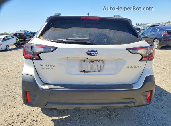 4S4BTAEC0L3240561 2020 SUBARU OUTBACK White Rear view