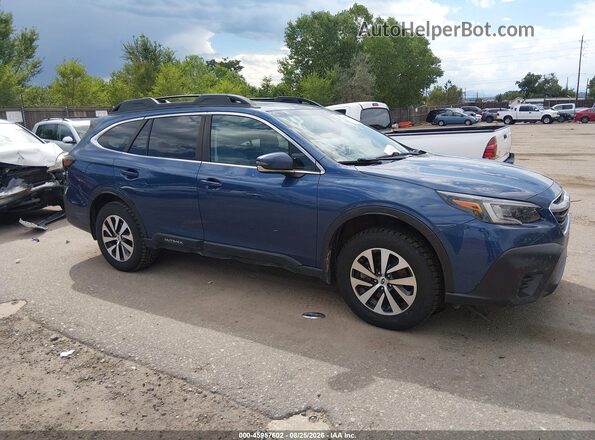 4S4BTAEC1L3227981 2020 SUBARU OUTBACK Blue Widok wnętrza z tyłu