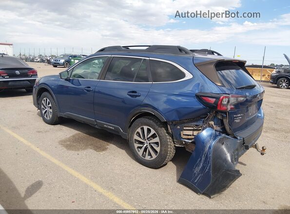4S4BTAEC1L3227981 2020 SUBARU OUTBACK Blue Widok wnętrza 360 stopni