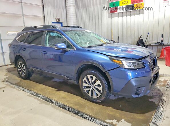 4S4BTAEC2L3132507 2020 SUBARU OUTBACK Blue Առջևի աջ