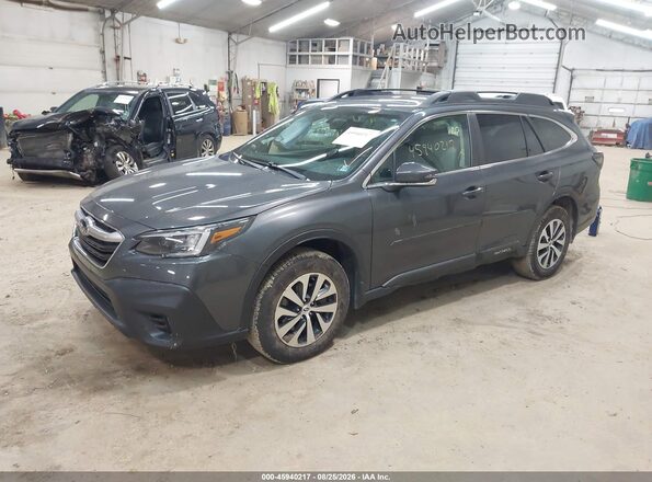 4S4BTAEC4L3258917 2020 SUBARU OUTBACK Серый Передняя левая четверть