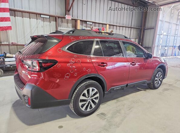 4S4BTAEC7L3171044 2020 SUBARU OUTBACK Burgundy Հետևի աջ