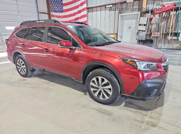 4S4BTAEC7L3171044 2020 SUBARU OUTBACK Burgundy Առջևի աջ