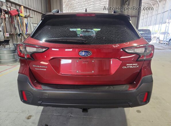 4S4BTAEC7L3171044 2020 SUBARU OUTBACK Burgundy Հետևի տեսք