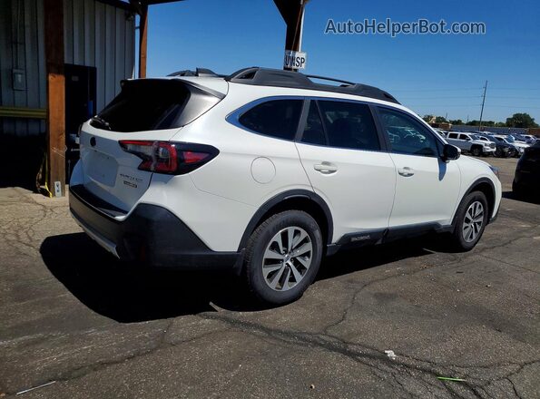 4S4BTAEC7L3225989 2020 SUBARU OUTBACK White Rear right