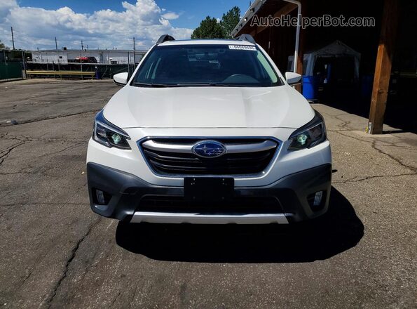 4S4BTAEC7L3225989 2020 SUBARU OUTBACK White Front view