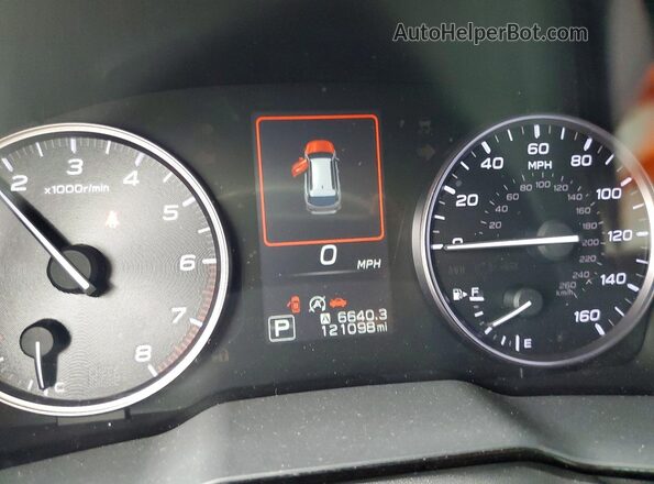 4S4BTAEC9L3102436 2020 SUBARU OUTBACK Charcoal ხელსაწყოთა პანელის ხედი