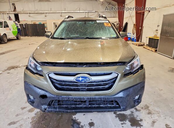 4S4BTAEC9L3156920 2020 SUBARU OUTBACK Green Вид спереду