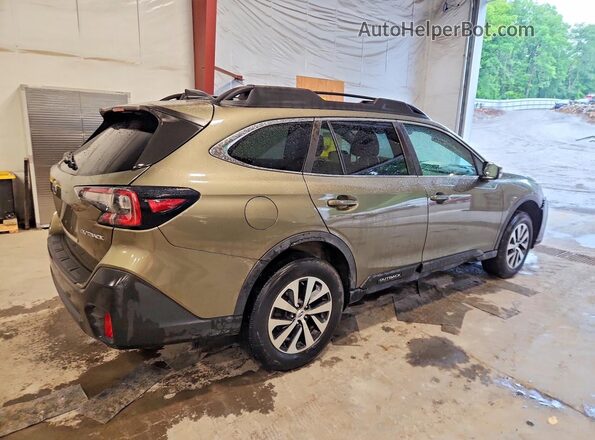 4S4BTAEC9L3156920 2020 SUBARU OUTBACK Green Задня права чверть
